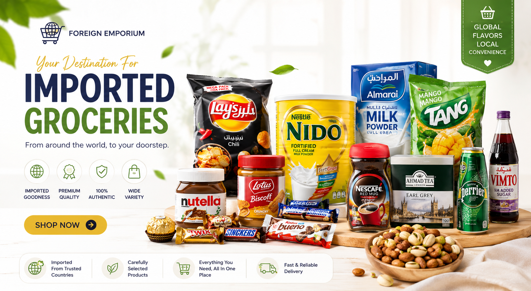 Premium Imported Foods & Nuts